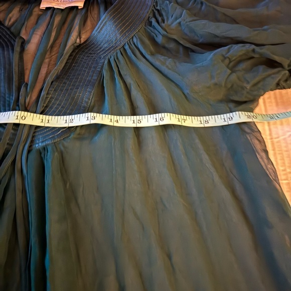 100%silk Laligne sheer dress xl - Picture 7 of 8